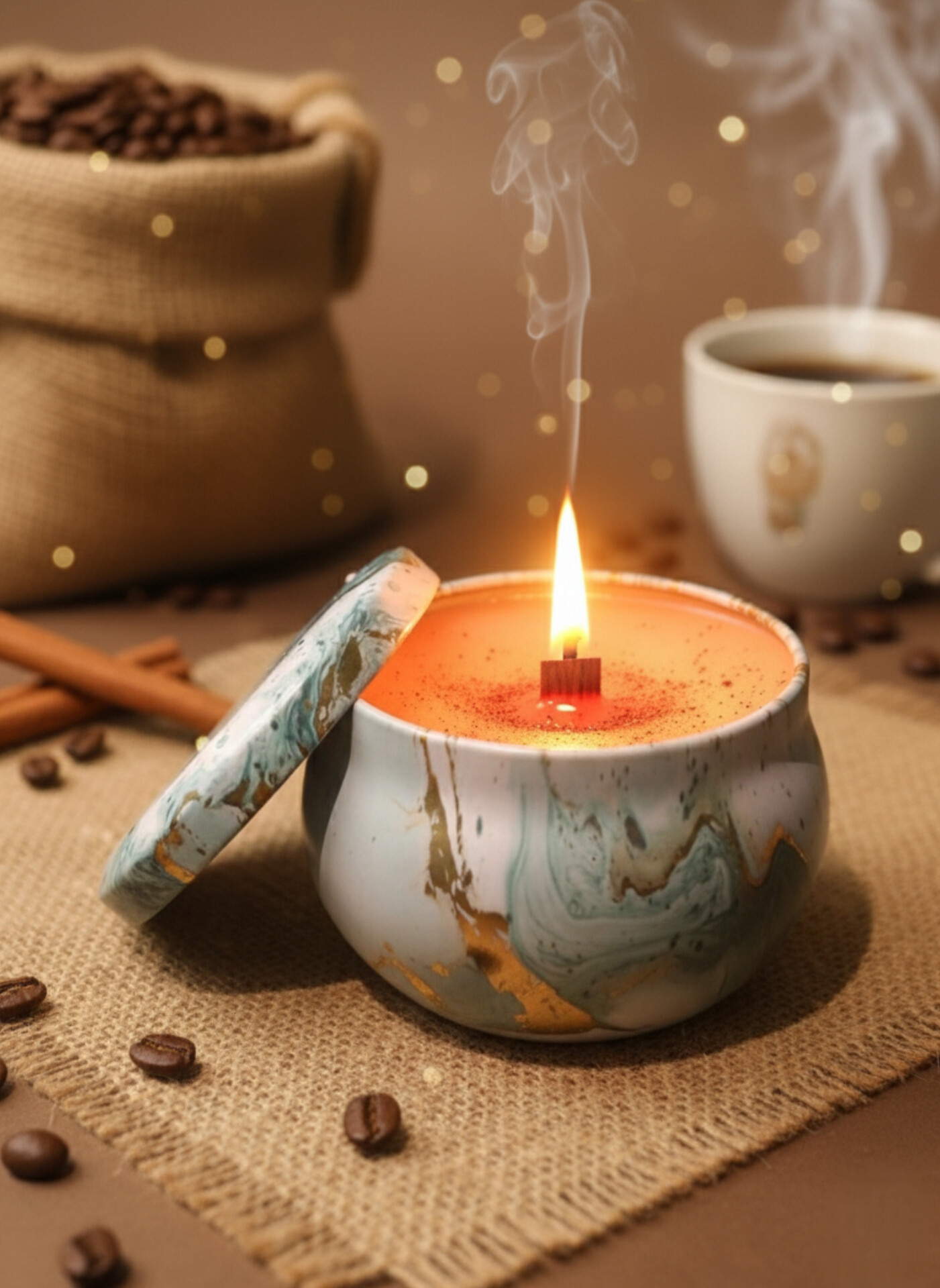 Coffee Scented Tin Candle