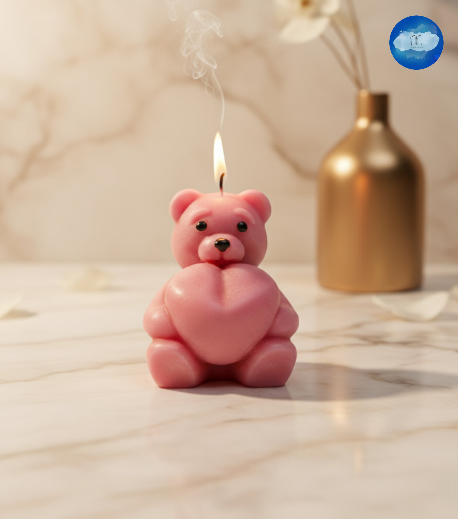 Teddy Candle